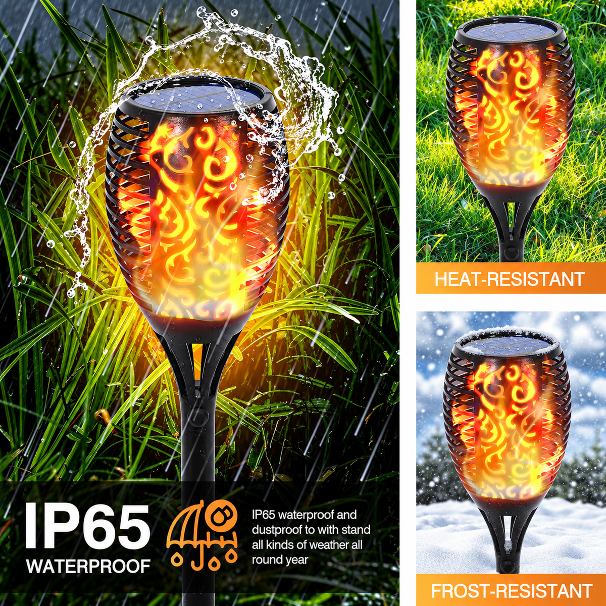 Solar Fire Lamp