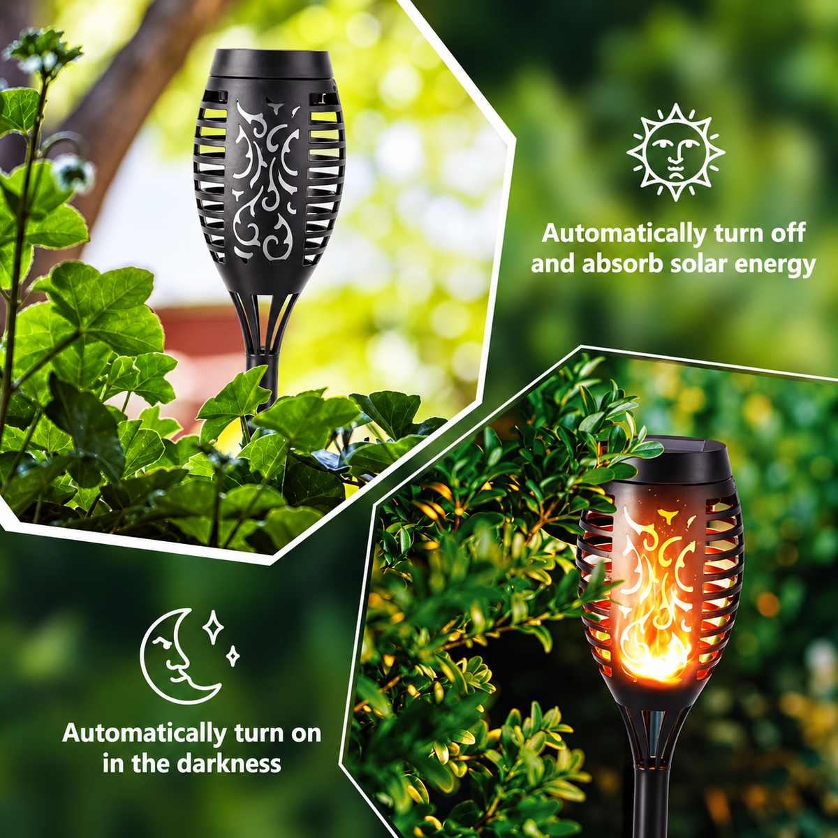 Solar Fire Lamp