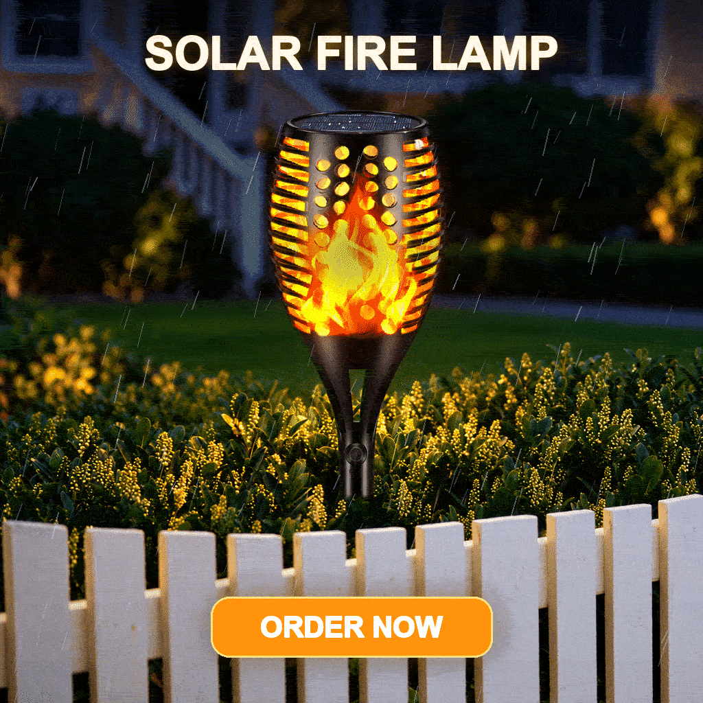 Solar Fire Lamp